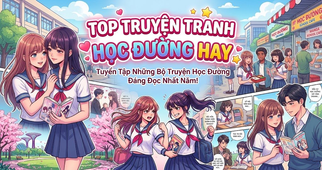 top-truyen-tranh-hoc-duong-sieu-hap-dan